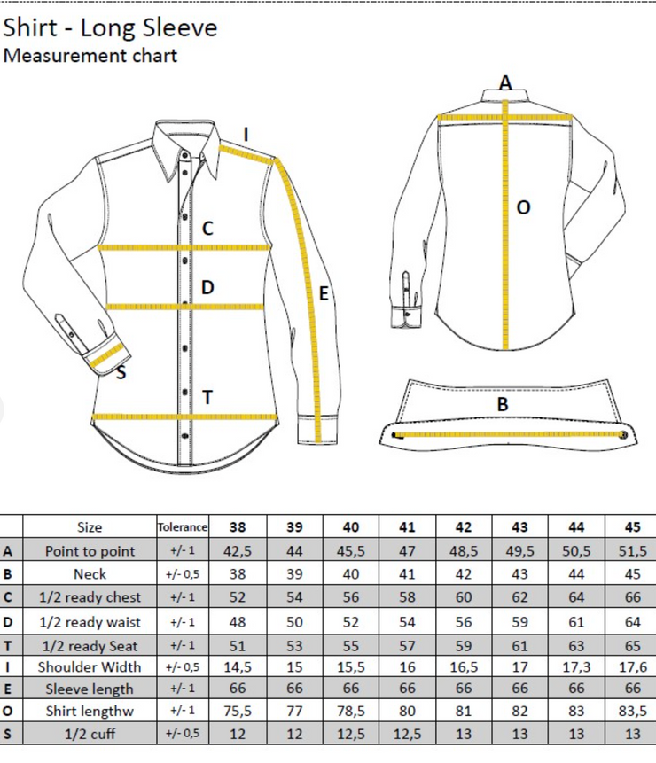Twill Business Hemd, Doppelmanschette